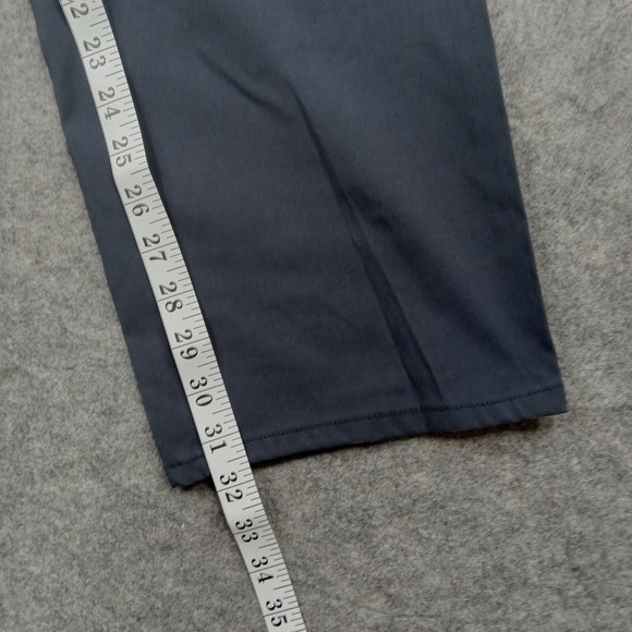 Weatherproof Vintage Pants Mens 40x32 Gray Chino Straight Leg Flat Front Casual - Picture 5 of 7